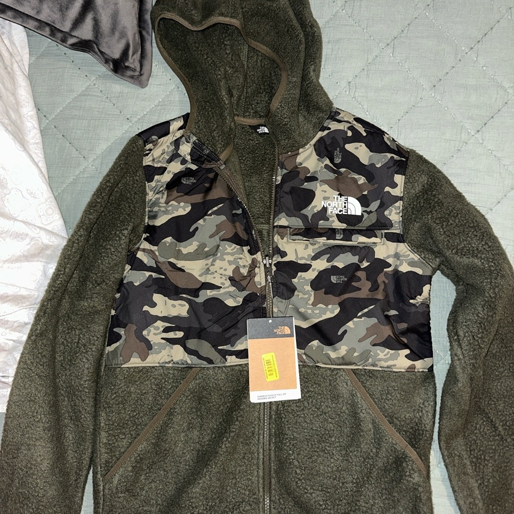 The North Face Camouflage and Olive Jacket